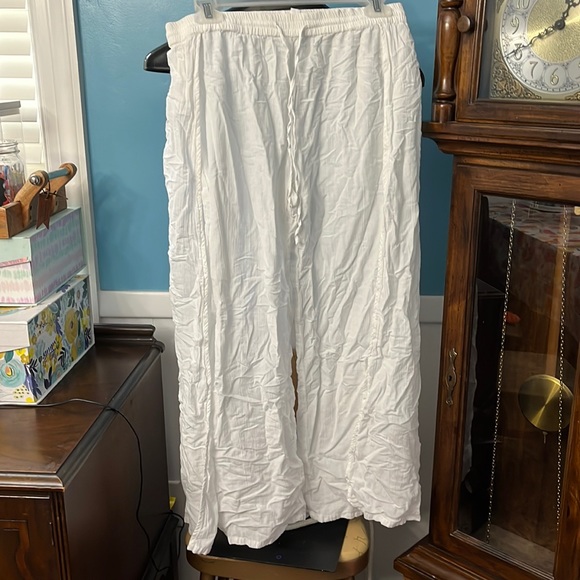 GAP Swim Gap Body Cover Up Pants Split From Waist To Ankle Flowy